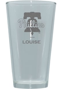 Philadelphia Phillies Personalized Laser Etched 17oz Pint Glass