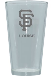 San Francisco Giants Personalized Laser Etched 17oz Pint Glass