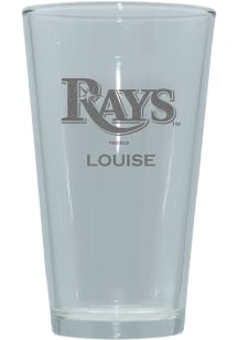 Tampa Bay Rays Personalized Laser Etched 17oz Pint Glass