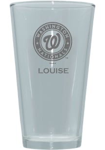Washington Nationals Personalized Laser Etched 17oz Pint Glass