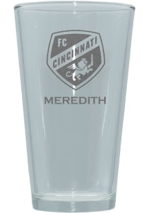 FC Cincinnati Personalized Laser Etched 17oz Pint Glass