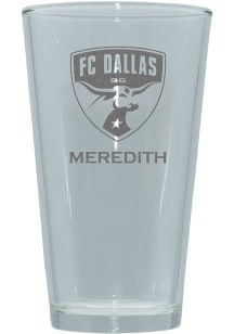 FC Dallas Personalized Laser Etched 17oz Pint Glass