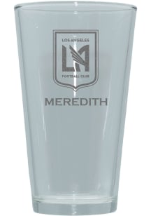 Los Angeles FC Personalized Laser Etched 17oz Pint Glass