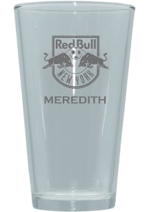New York Red Bulls Personalized Laser Etched 17oz Pint Glass