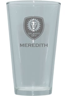 Orlando City SC Personalized Laser Etched 17oz Pint Glass