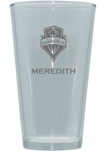 Seattle Sounders FC Personalized Laser Etched 17oz Pint Glass