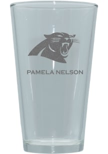 Carolina Panthers Personalized Laser Etched 17oz Pint Glass
