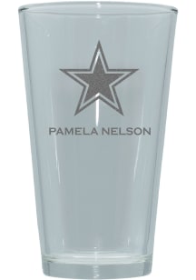 Dallas Cowboys Personalized Laser Etched 17oz Pint Glass