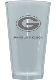 Green Bay Packers Personalized Laser Etched 17oz Pint Glass