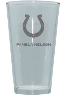 Indianapolis Colts Personalized Laser Etched 17oz Pint Glass