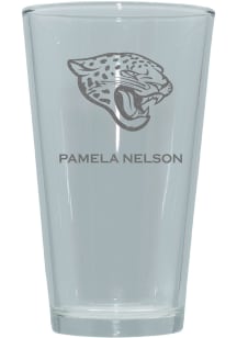 Jacksonville Jaguars Personalized Laser Etched 17oz Pint Glass