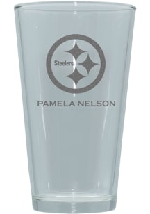 Pittsburgh Steelers Personalized Laser Etched 17oz Pint Glass