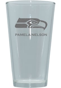 Seattle Seahawks Personalized Laser Etched 17oz Pint Glass