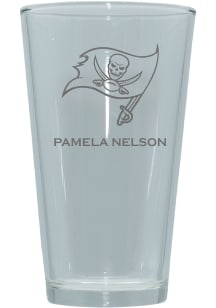 Tampa Bay Buccaneers Personalized Laser Etched 17oz Pint Glass