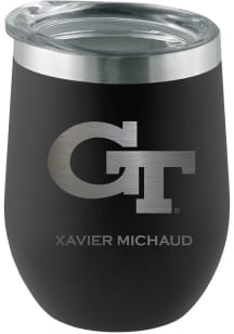 GA Tech Yellow Jackets Personalized Laser Etched 12oz Stemless Wine Tumbler