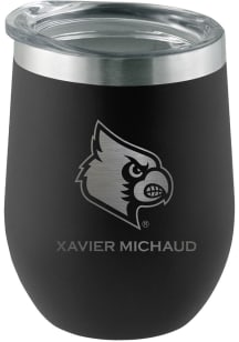 Louisville Cardinals Personalized Laser Etched 12oz Stemless Wine Tumbler