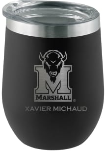 Marshall Thundering Herd Personalized Laser Etched 12oz Stemless Wine Tumbler