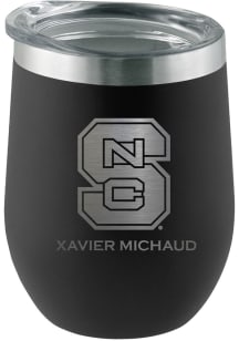 NC State Wolfpack Personalized Laser Etched 12oz Stemless Wine Tumbler