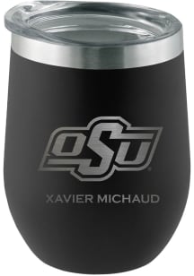 Oklahoma State Cowboys Personalized Laser Etched 12oz Stemless Wine Tumbler
