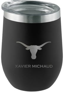Texas Longhorns Personalized Laser Etched 12oz Stemless Wine Tumbler