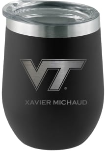 Virginia Tech Hokies Personalized Laser Etched 12oz Stemless Wine Tumbler