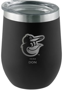 Baltimore Orioles Personalized Laser Etched 12oz Stemless Wine Tumbler
