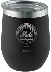 New York Mets Personalized Laser Etched 12oz Stemless Wine Tumbler