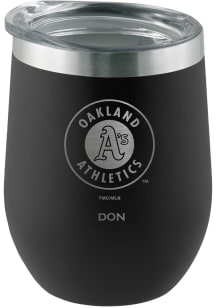 Oakland Athletics Personalized Laser Etched 12oz Stemless Wine Tumbler