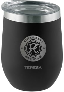 New England Revolution Personalized Laser Etched 12oz Stemless Wine Tumbler