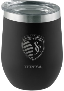 Sporting Kansas City Personalized Laser Etched 12oz Stemless Wine Tumbler