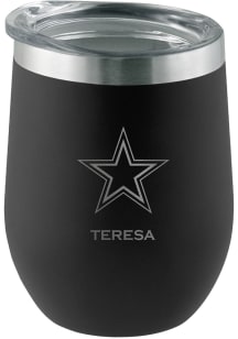 Dallas Cowboys Personalized Laser Etched 12oz Stemless Wine Tumbler