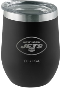 New York Jets Personalized Laser Etched 12oz Stemless Wine Tumbler