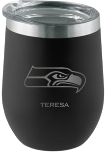 Seattle Seahawks Personalized Laser Etched 12oz Stemless Wine Tumbler