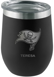 Tampa Bay Buccaneers Personalized Laser Etched 12oz Stemless Wine Tumbler