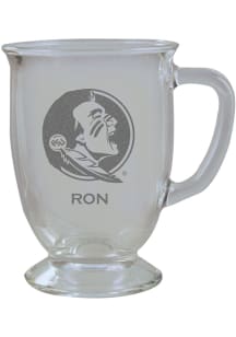 Florida State Seminoles Personalized Laser Etched 16oz Cafe Glass Mug Stein