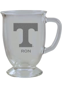 Tennessee Volunteers Personalized Laser Etched 16oz Cafe Glass Mug Stein