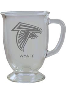 Atlanta Falcons Personalized Laser Etched 16oz Cafe Glass Mug Stein