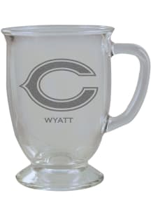 Chicago Bears Personalized Laser Etched 16oz Cafe Glass Mug Stein
