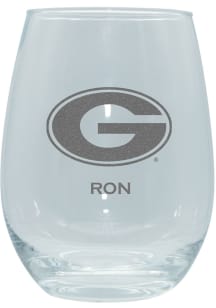 Grambling State Tigers Personalized Laser Etched 15oz Stemless Wine Glass