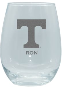 Tennessee Volunteers Personalized Laser Etched 15oz Stemless Wine Glass