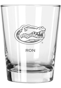 Florida Gators Personalized Laser Etched 15oz Double Old Fashioned Rock Glass