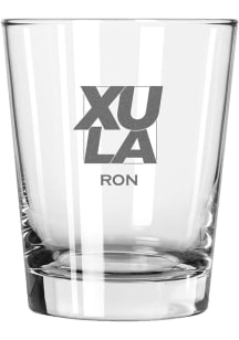Xavier Musketeers Personalized Laser Etched 15oz Double Old Fashioned Rock Glass