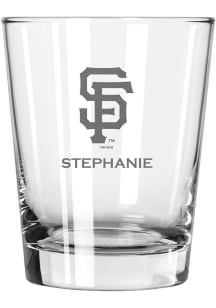 San Francisco Giants Personalized Laser Etched 15oz Double Old Fashioned Rock Glass