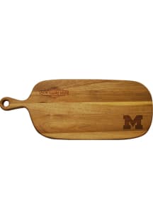 Michigan Wolverines Personalized Acacia Paddle Cutting Board