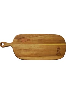 Los Angeles Angels Personalized Acacia Paddle Cutting Board
