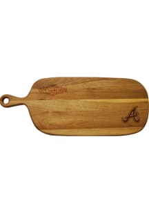 Atlanta Braves Personalized Acacia Paddle Cutting Board