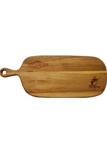 Miami Marlins Personalized Acacia Paddle Cutting Board