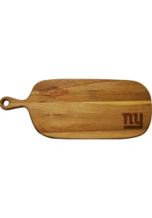 New York Giants Personalized Acacia Paddle Cutting Board