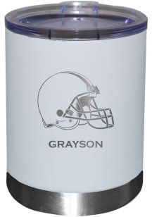 Cleveland Browns Personalized Laser Etched 12oz Lowball Tumbler