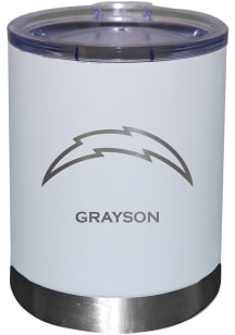 Los Angeles Chargers Personalized Laser Etched 12oz Lowball Tumbler